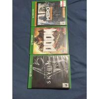 Lote De Juegos Xbox One Skyrim, Doom, Metro segunda mano   México 
