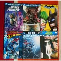 Lote 6 Comics Rebirth Batman Green Arrow Superman Numero 1 segunda mano   México 