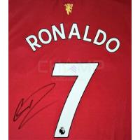 Jersey Autografiado Cristiano Ronaldo Manchester United 2022 segunda mano   México 