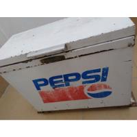 Hielera Antigua Pepsi Metal (47x37x21cm) segunda mano   México 