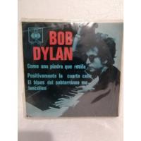 Disco Acetato 45 Rpm  Bob Dylan-- Como Una Piedra Que Rueda  segunda mano   México 