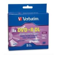 Discos Verbatim 95311 Outlet 5pzas Para Dvd Dvd R Dl /vc, usado segunda mano   México 