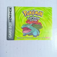 Usado, Pokemon Leaf Green Solo Manual segunda mano   México 