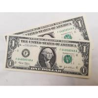 2 Billetes De 1 Dólar Americano Serie 2003 (reales) segunda mano   México 