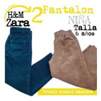 Pantalones Pana Miel Zara + Verde H&m Niña. La Segunda Bazar segunda mano   México 