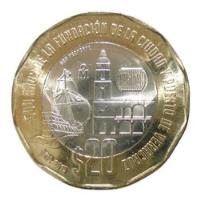 México 20 Pesos 2019 Aniv. 500 De Veracruz Ol2#1, usado segunda mano   México 