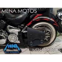 Mochila Pistolera Moto Harley Softail En Piel   Artesanal segunda mano   México 