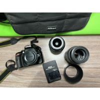 Nikon Kit D5200 + Lente 18-55mm Y 55-200 Vr Dslr segunda mano   México 