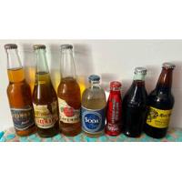 Lote 7 Botellas Refresco Coca Cola Catemaco Vintage De Época segunda mano   México 