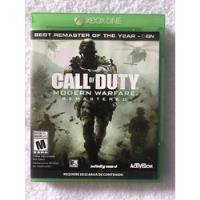 Call Of Duty Modern Warfare Remastered Xbox One segunda mano   México 