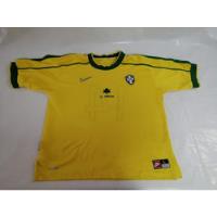 Usado, Jersey Seleccion Brasil 1998 Talla L Mundial Promo Futbol segunda mano   México 