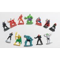 Colección 12 Figuras Miniaturas Avengers Divertilibros  segunda mano   México 