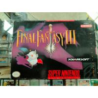 Final Fantasy 3 Super Nintendo, usado segunda mano   México 