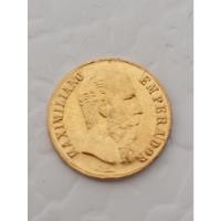 Medalla Arra Lagrimita Maximiliano En Oro 10k Peso 0.4gramos segunda mano   México 