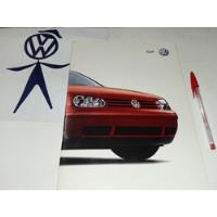 Folleto Volkswagen Golf Gti. Cabrio,gti Turbo,2.0l. Original segunda mano   México 