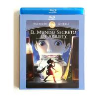 El Mundo Secreto De Arriety - Studio Ghibli - Blu Ray. segunda mano   México 