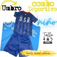 Usado, Deportivo Umbro 3 Playera + Short Combo  La Segunda Bazar  segunda mano   México 