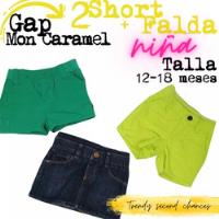 2 Short + Falda Niña Gap Mon Caramel. La Segunda Bazar segunda mano   México 