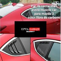 Mazda 3 Ventanillas Estilo Muscle Car Par Color Fibra Carbon segunda mano   México 