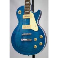 Usado, Chibson Les Paul Gibson P90 Copy Maple Top Blue segunda mano   México 