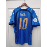 Jersey Italia 2006 Campeon Totti Alemania Mundial Parche, usado segunda mano   México 