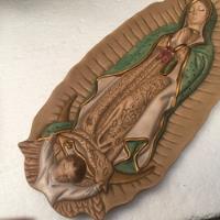 Usado, Virgen De Guadalupe, Cerámica, 35 X 15 Cm segunda mano   México 