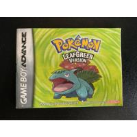 Pokemon Leafgreen Game Boy Advance Manual segunda mano   México 
