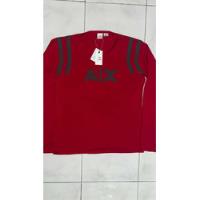 Suéter Armani Exchange Talla Mediana, Rojo-gris, Original, usado segunda mano   México 