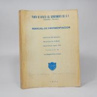 Usado, Manual De Pavimentación Instituto De Asfalto 1973 Bb5 segunda mano   México 