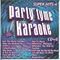 Usado, Cd. Party Tyme Karaoke | Super Hits 4  segunda mano   México 