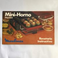 Folleto Cocina Vintage - Recetario Instructivo Mini Horno , usado segunda mano   México 