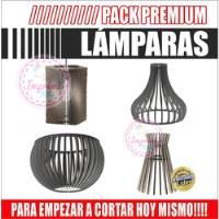 Pack Lámparas Vectores Corte Laser Router Cnc Mdf Premium segunda mano   México 