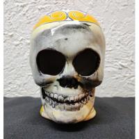 Cráneo De Talavera Poblana Barroca 12cm México Vintage Usada segunda mano   México 