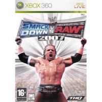 Xbox 360 - Smack Down Vs Raw 2007 - Juego Físico Original U, usado segunda mano   México 