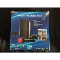 Consola Playstation 3 Slim Ps3 250gb + Caja + Juegos + Move segunda mano   México 