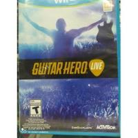 Guitar Hero Live Para Wiiu Original Fisico  segunda mano   México 