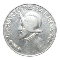Panamá 1/4 De Balboa 1947 Plata Ley 0.900 Publ. A segunda mano   México 