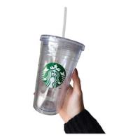 Tumbler Starbucks Vaso Transparente Con Tapa segunda mano   México 