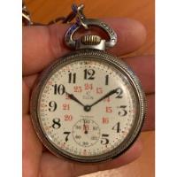 Reloj De Bolsillo De Cuerda Elgin Ferrocarrilero, usado segunda mano   México 