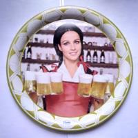 Charola Metal 70's Corona Cerveza De Barril Bartender, usado segunda mano   México 