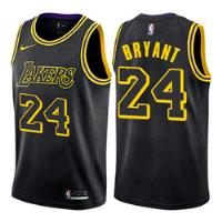 Los Angeles Lakers 24# Camiseta Kobe Bryant Negro, usado segunda mano   México 
