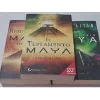 Usado, Trilogia Maya Steve Alten Apocalipsis Resurrección Testament segunda mano   México 
