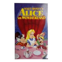 Alice In Wonderland (1994) Película Vhs Disney Black Diamond segunda mano   México 