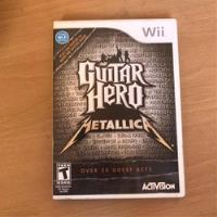 Guitar Hero Metallica Wii segunda mano   México 