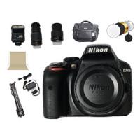 Usado,  Nikon Kit D3300 + 2 Lentes + Accesorios Ii Dslr Color Negro segunda mano   México 