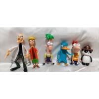 Muñecos Figuras Phineas Disney Agente Perry Ornitorrinco  segunda mano   México 