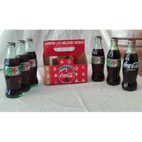 Six Botellas Conmemorativas Coca Cola Navidad 1994 Especial segunda mano   México 