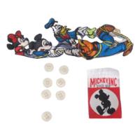 $ Antiguo Parche Disney Bordado Mickey Mouse +brand +7 Boton segunda mano   México 