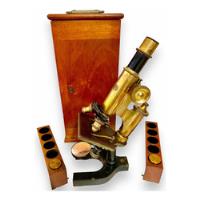 Usado, Hermoso Microscopio Antiguo Bausch & Lomb Año 1906 Estuche segunda mano   México 