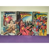 Set 3 Comics Tpb Inglés La Muerte De Superman El Regreso  segunda mano   México 